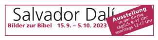 Banner Dali Ausstellung 2023