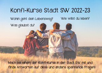 Konfirmationskurse 2022/2023 Stadt Schweinfurt